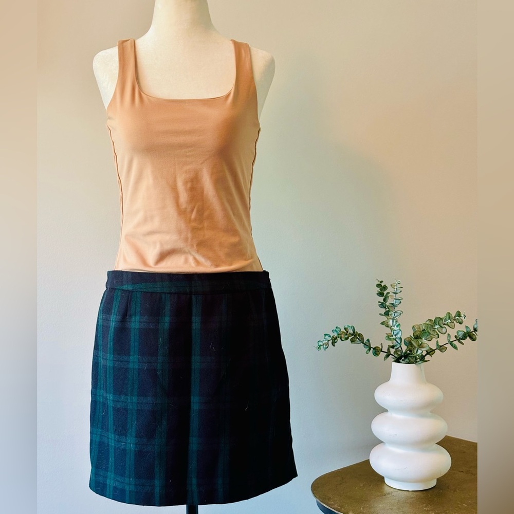 GAP Green and Black Skirt